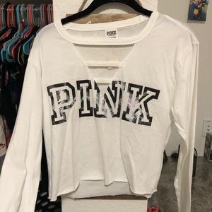 White pink crop top :)